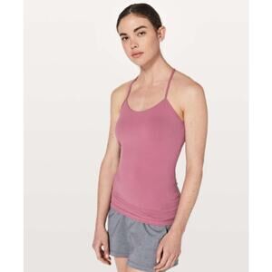 Lululemon Power Pose Tank, Moss Rose, Size 4